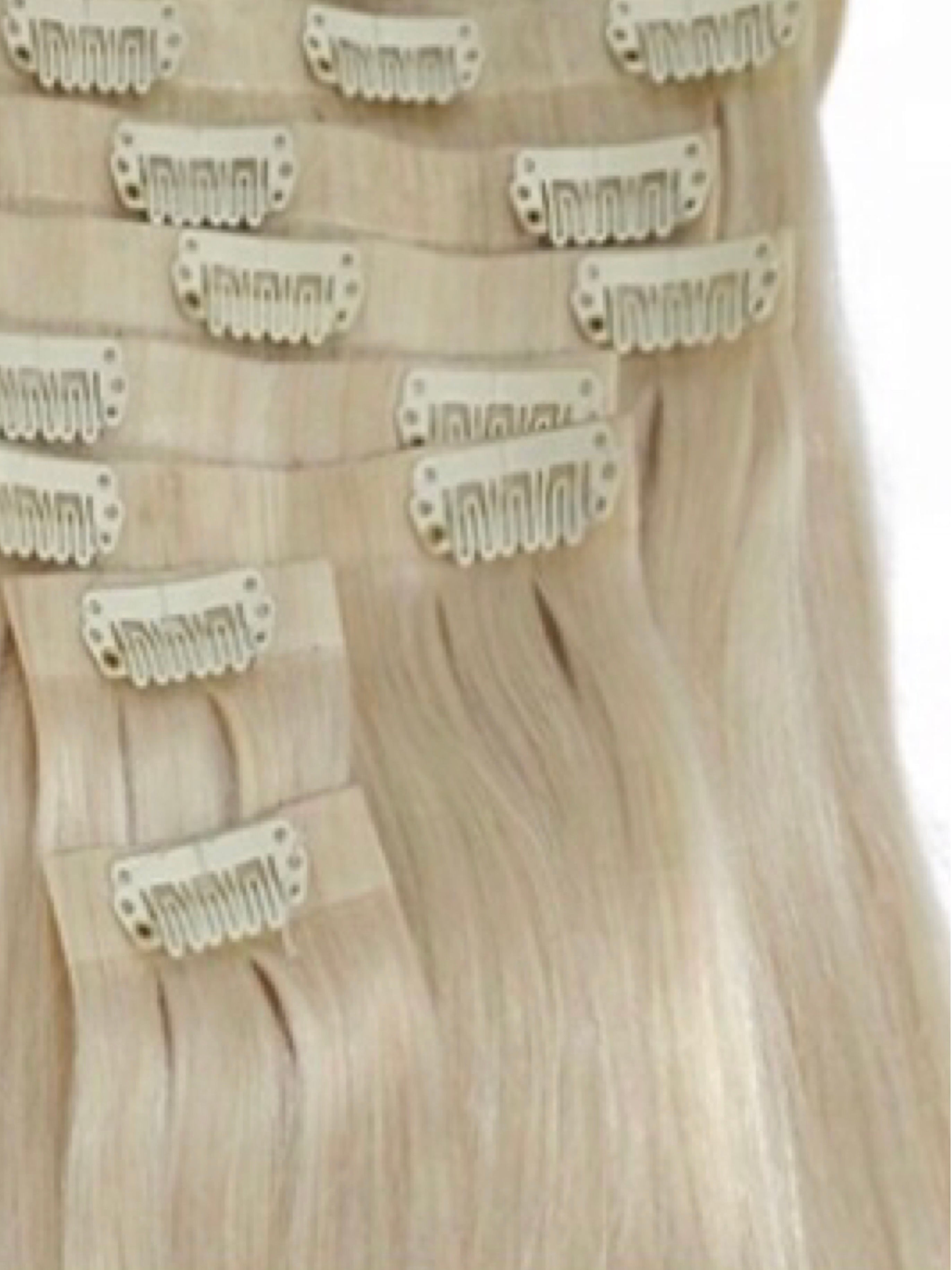 clip-in set flat tape light colors lucky 7