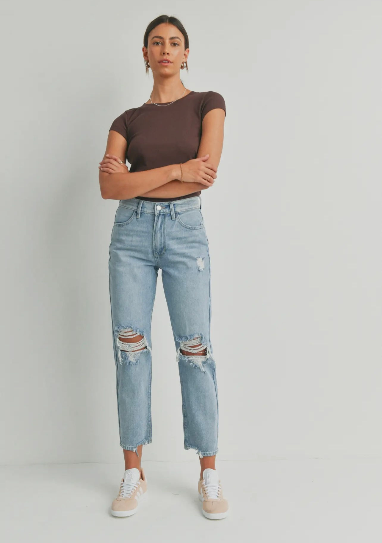 Relaxed Fit Straight Leg Jeans 
