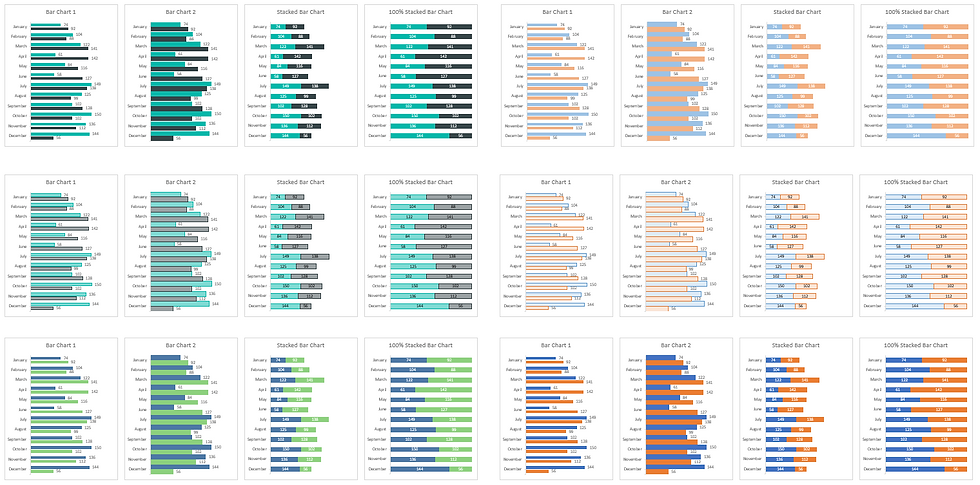 Thumbnail: Excel Preset Chart Templates
