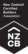 New Zealand Certified Builders Logo - an arrow with the letter NZCB written in the middle