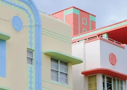 art  deco historic district, Miami