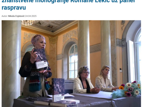Predstavljanje knjige Romane Lekić