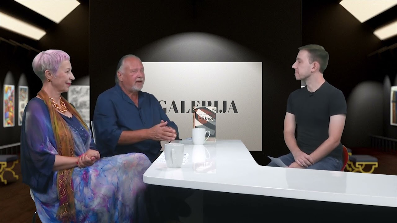 Jasna Horvat i Robert Raponja u emisiji Galerija na Libertas TV-u