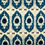 Miniature : Housse de coussin ethnique bleue et écrue Harsha