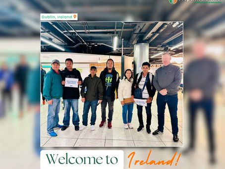Welcome to Ireland, Serafin Calacsan, Wilfredo Anciano, and Richard Carino!