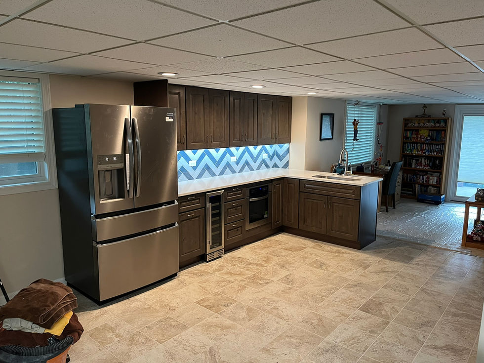before and after pictures of kitchen installation