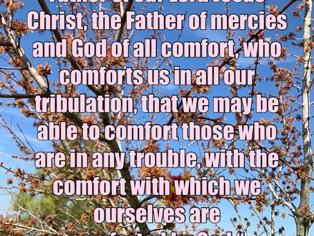 "How can we find comfort and encouragement in the midst of personal and cultural darkness?"