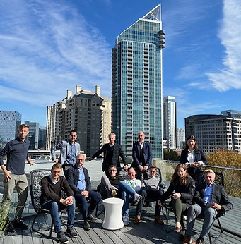 Group of CEO's on a business trip in the USA