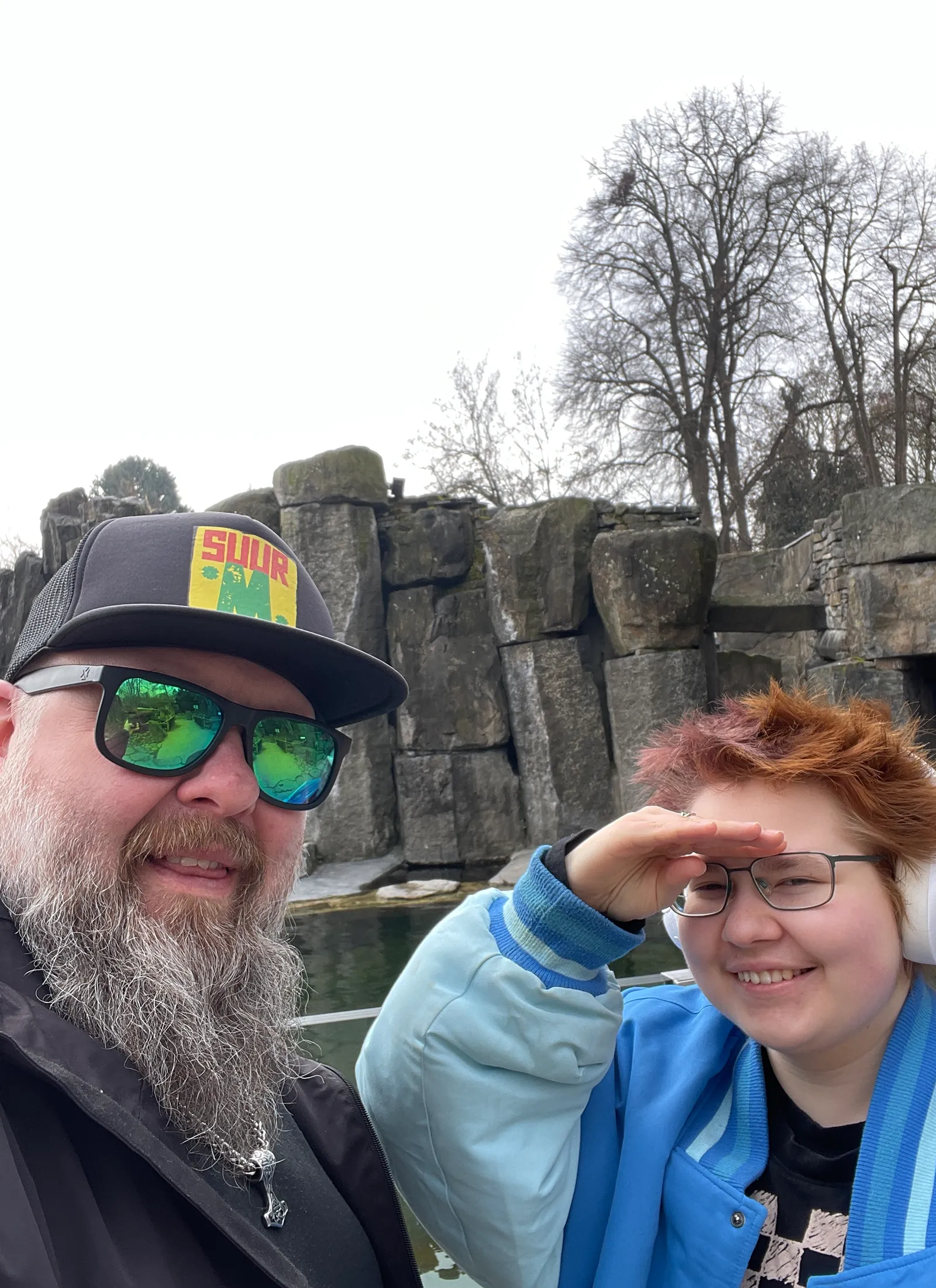 Myraka ja Mauricí selfie loomaaia juures