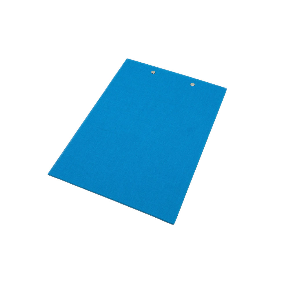 Miniaturbild: Handgefertigtes Klemmbrett Clipboard in DIN-Formaten, Bucheinbandgewebe, Japanpapier