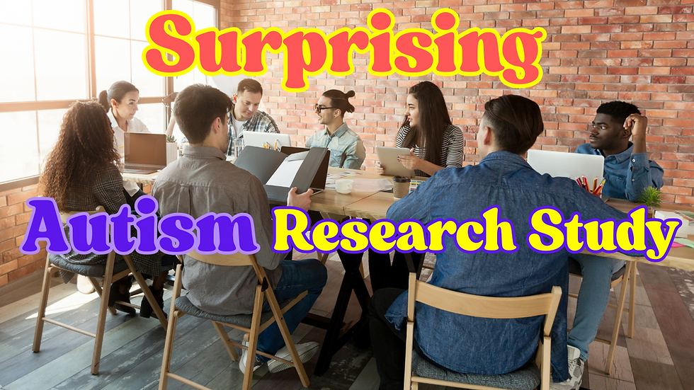 Autism Research Study depicting group of people