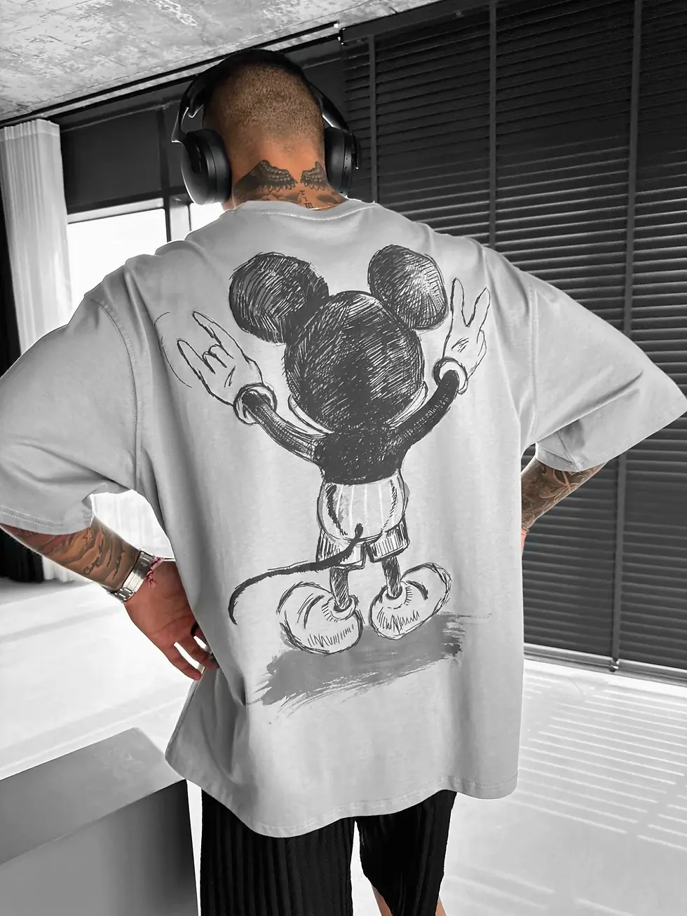 Miniatiūra: Unisex Mickey marškinėliai