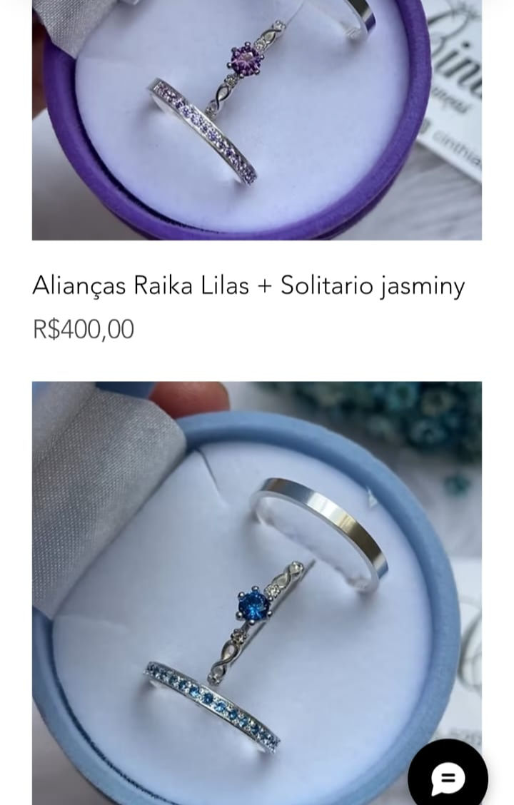 Aliança personalizada