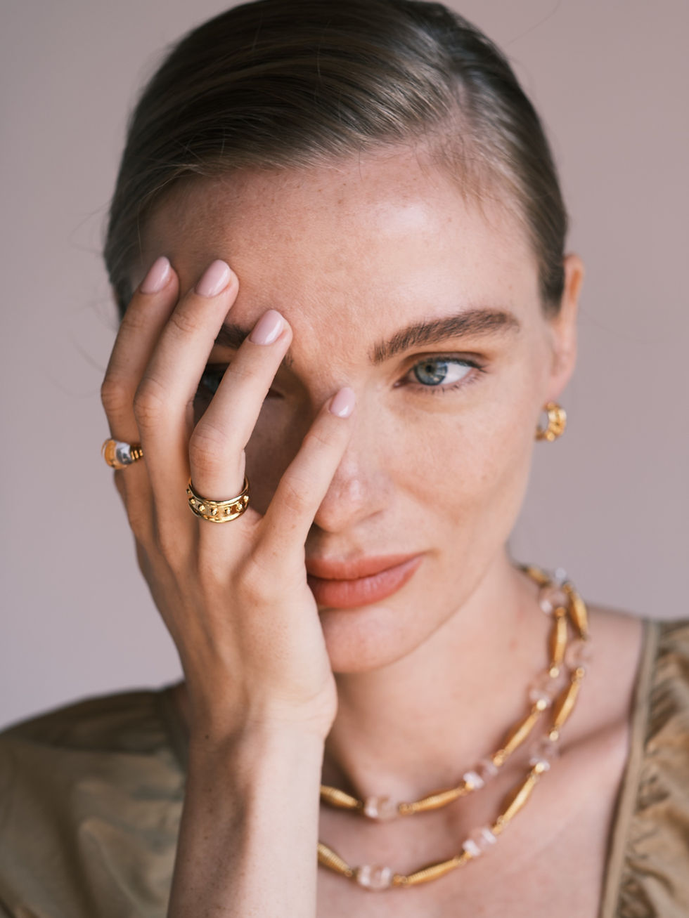 縮圖：Sand Necklace 18k