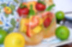 Cava Sangria with Brandied Fruit and Garden Mint