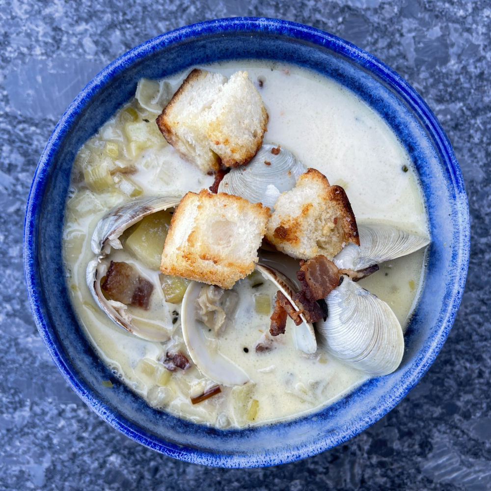 Cape Ann Clam Chowder I A blend of New England and Rhode Island style
