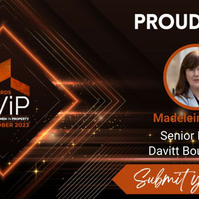 Madeleine Davitt, Proud Judge: Inspiring Women in Property Awards