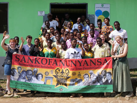 Hello family! Weeks 2+3 of our Study Visit to Ghana - on the SANKOFANUNANSA Planet Repairs Action Learning Internationalist Grounding trip - have been emotive, full on and overall a complete honour to be welcomed by the Ewe people and especially into Asogli state for their Te Zā!