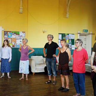 Members of our FotR Community standing in a circle