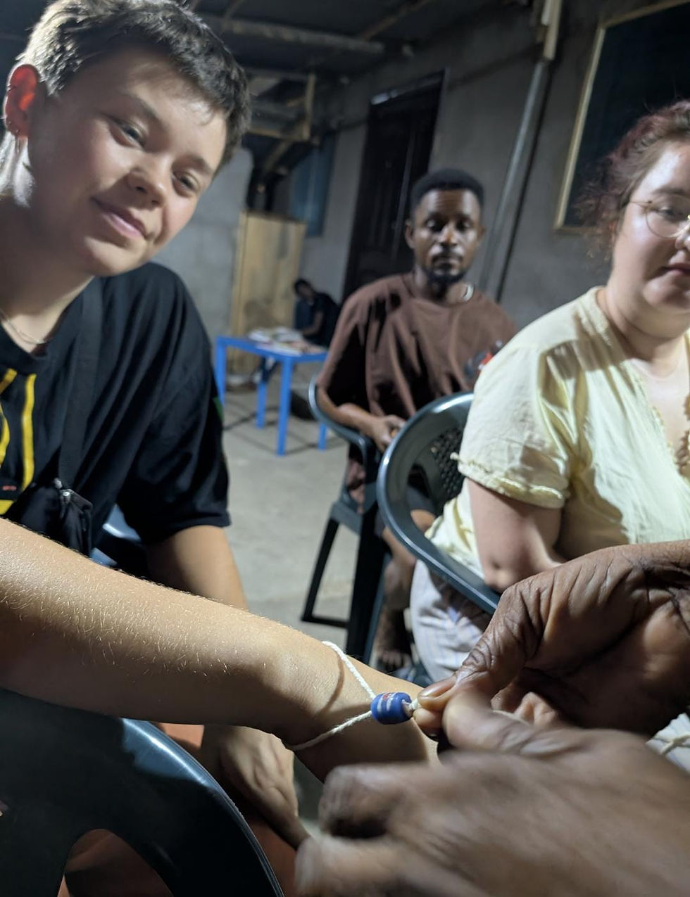Recieiving a bracelet as a gift