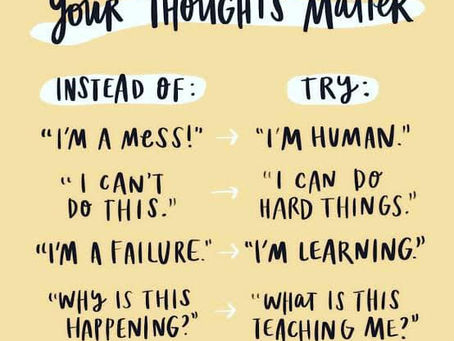 Thoughts Matter & Become Matter