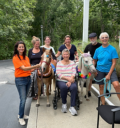 Fun with friends and horses