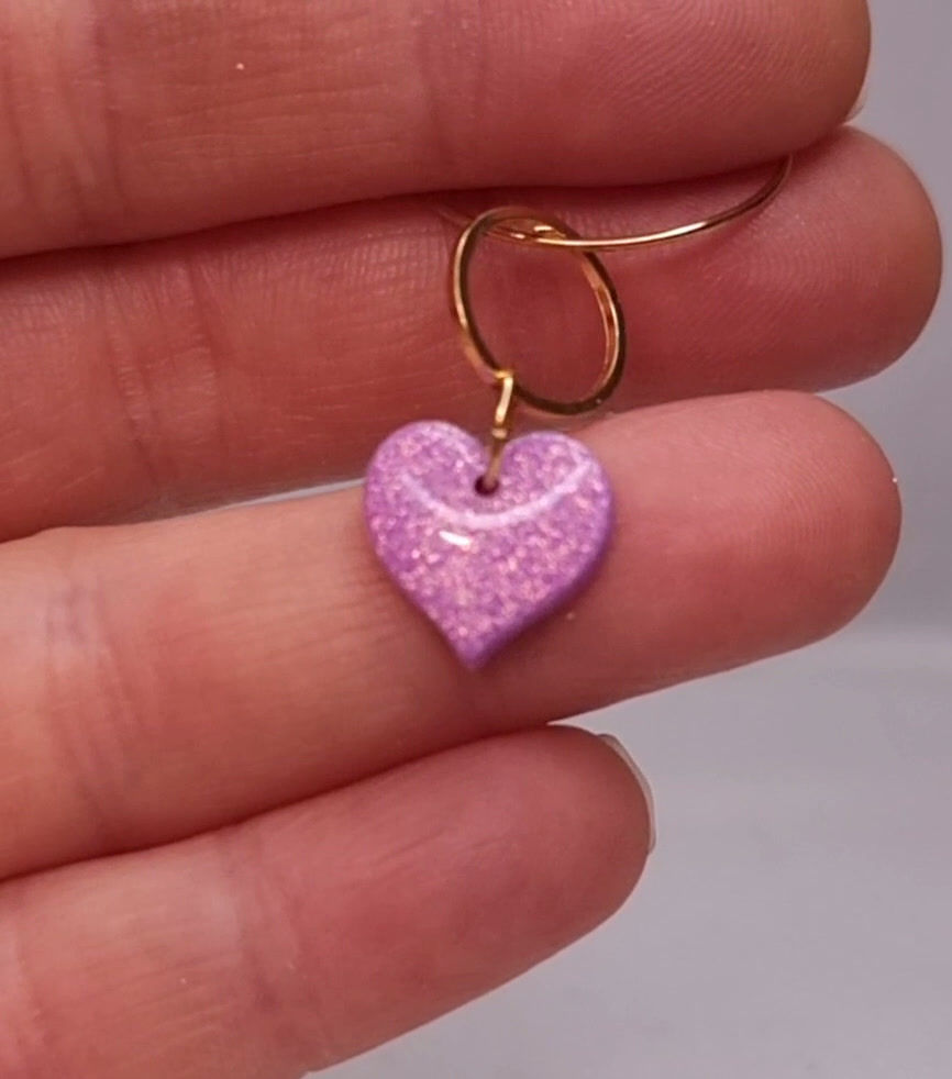 Miniatyrbilde: GLITTERHJERTER