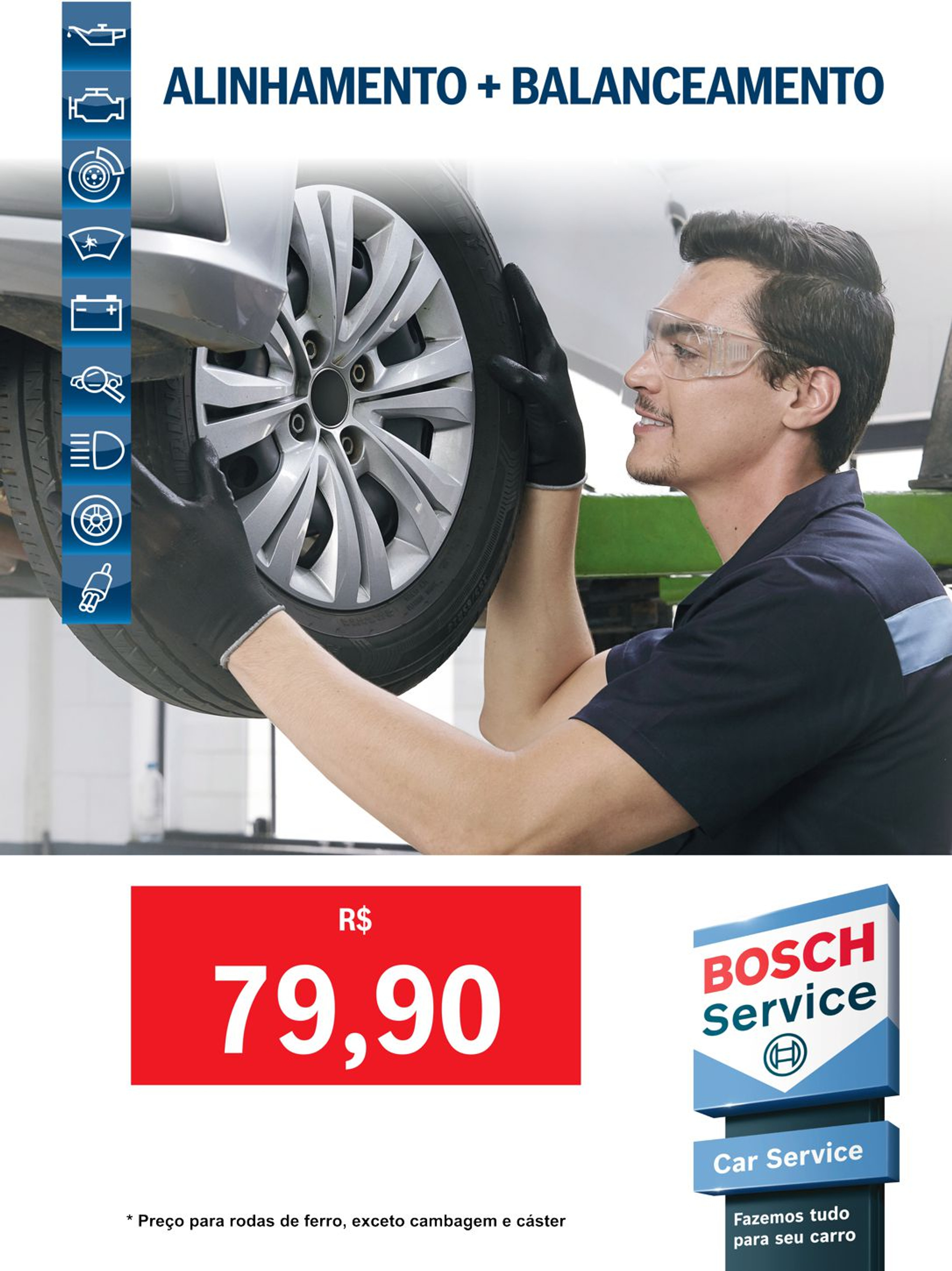 Alinhamento e Balanceamento | Bosch Car Service Diadema | São Paulo