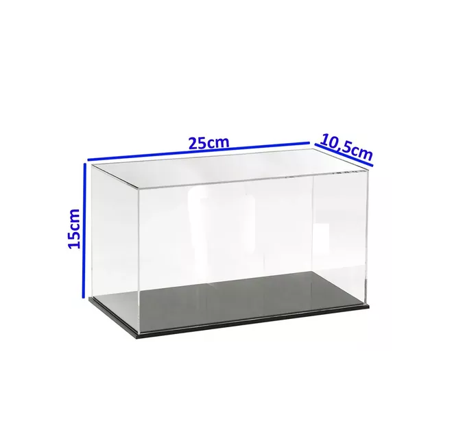 Expositor Caixa Acrílica Para Coleção Vitrine 25x10,5x15cm