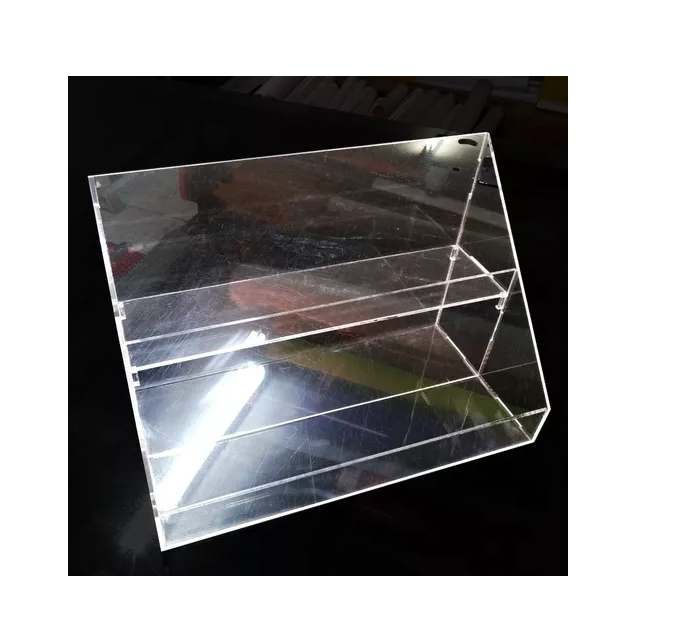 Miniatura: Expositor De Doce E Chocolate Acrílico Com 2 Prateleiras