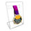 Miniatura: Suporte Expositor P/medalha Pequeno Acrílico 3mm 16,5x10cm