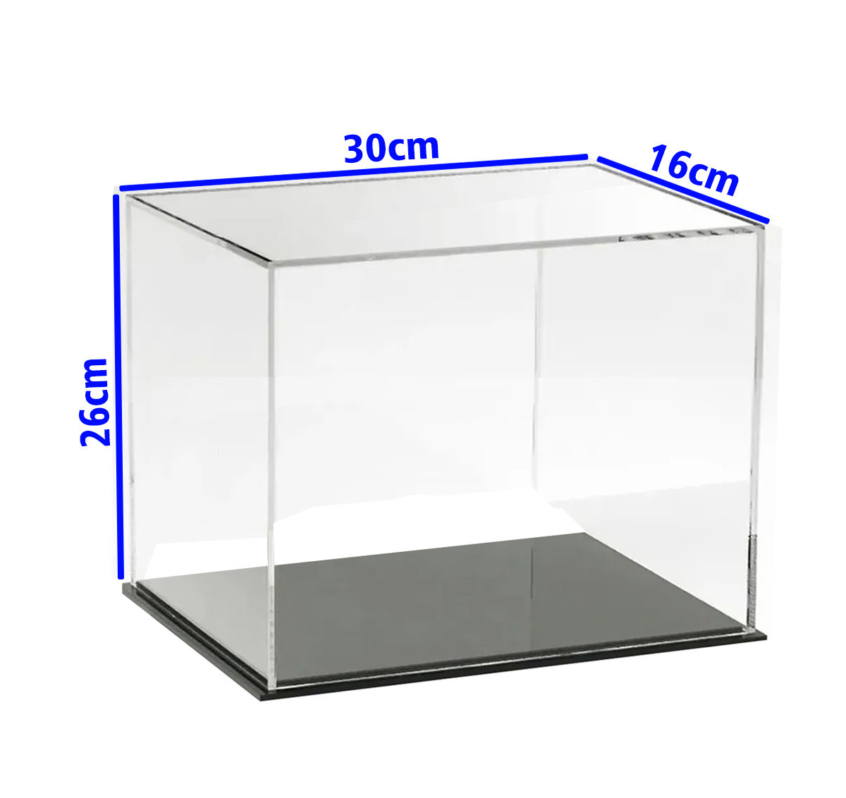 Expositor Caixa Acrílica Para Coleção Vitrine 30x16x24cm