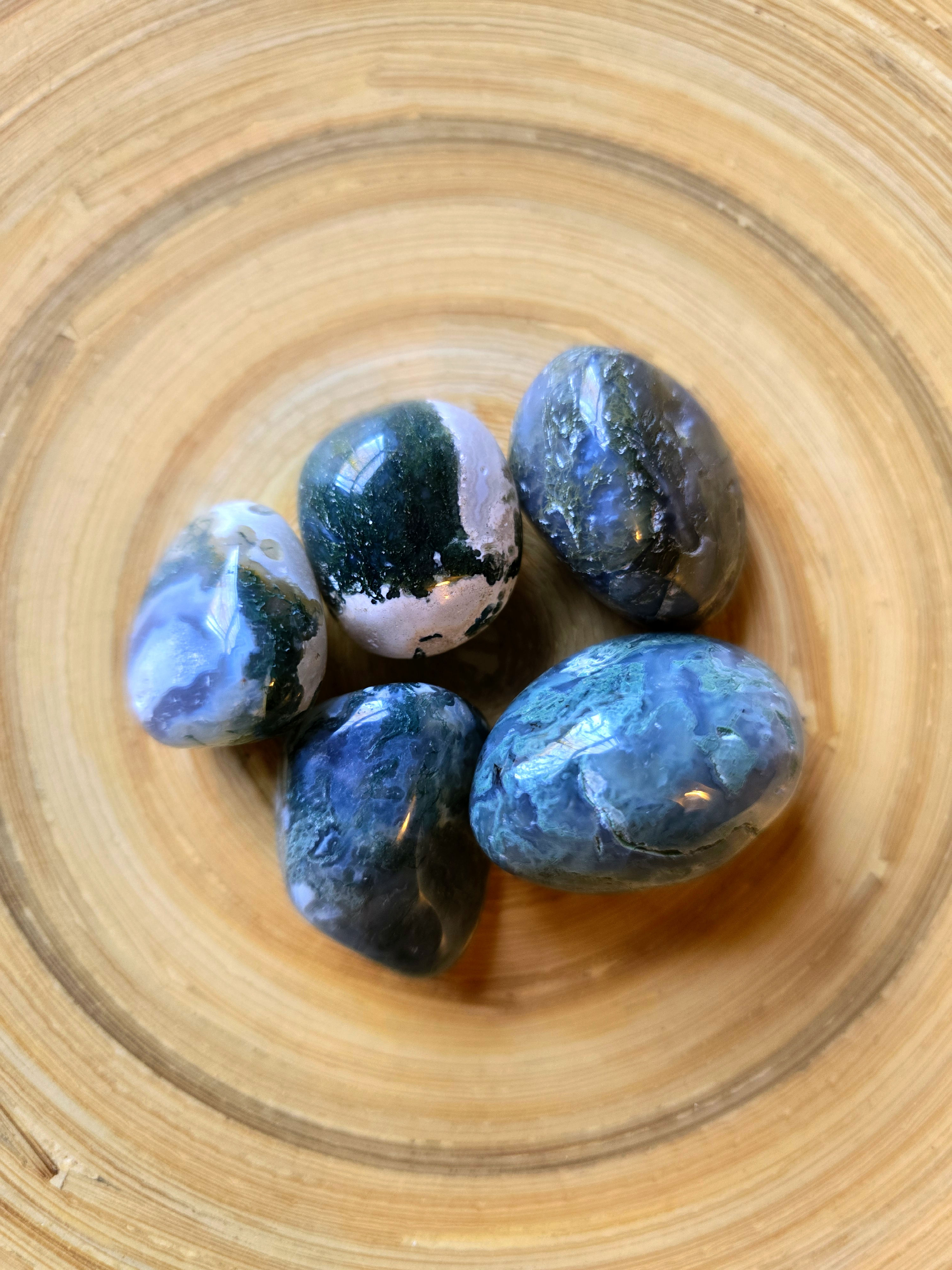 Moss Agate - Tumble Stone 