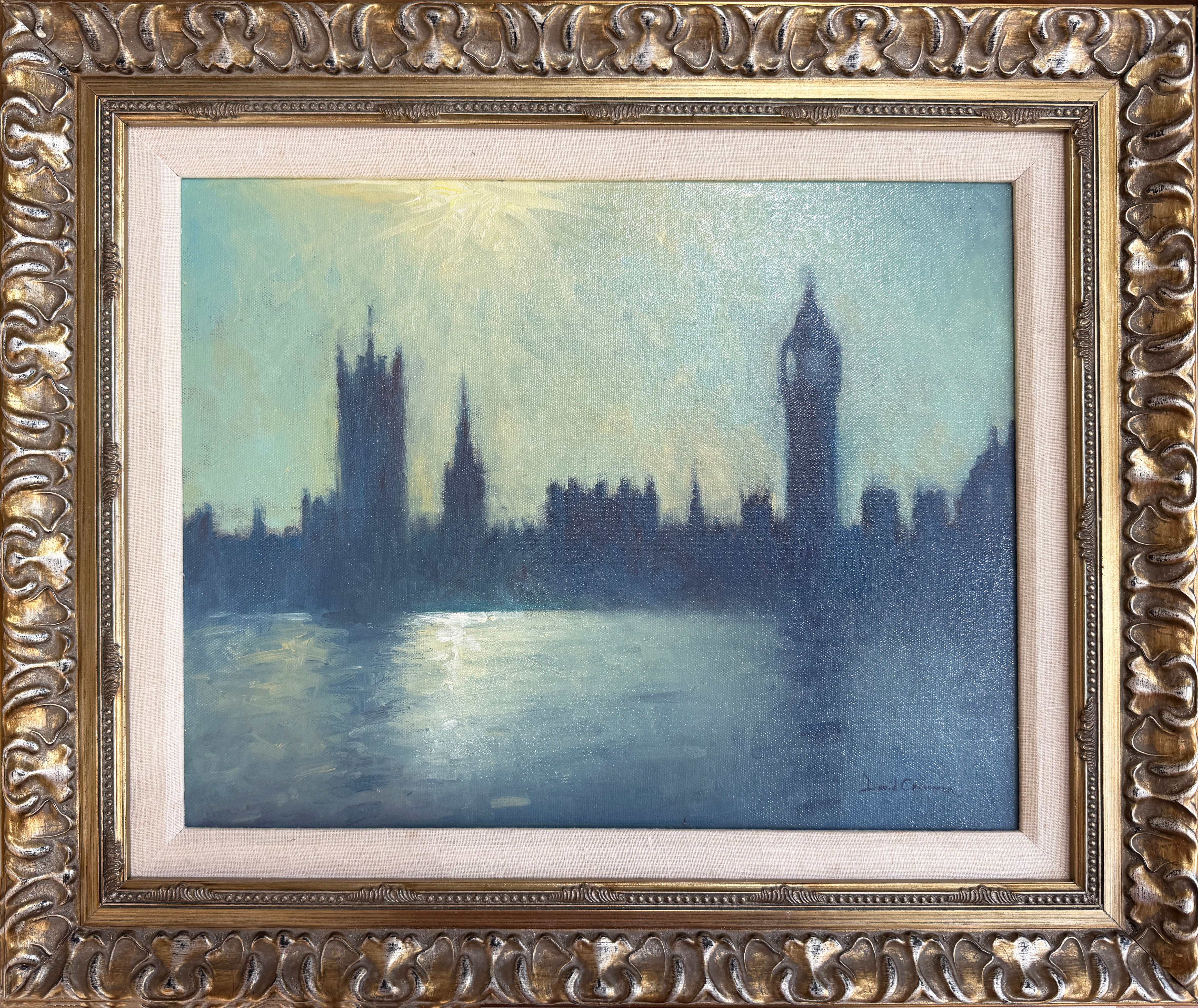 House of Parliament Sunlight - Original Oil Painting