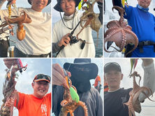 【タコ】船中12杯・リリース3杯・竿頭3杯