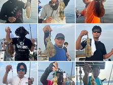 【バーチカルティップラン】船中116杯・リリース3杯・甲イカ6杯・竿頭26杯次20杯・ツ抜け5名