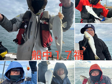 【ショウサイフグ】9名様乗船・船中17福・リリース3福・ゲスト(石カレイ)・竿頭4福・最大35cm