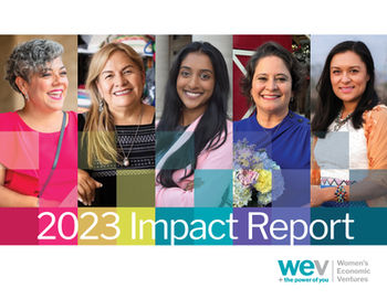 Annual Report Design by Michelle Baty for Women's Economic Ventures