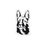 Thumbnail: GSD Silhouette Sticker
