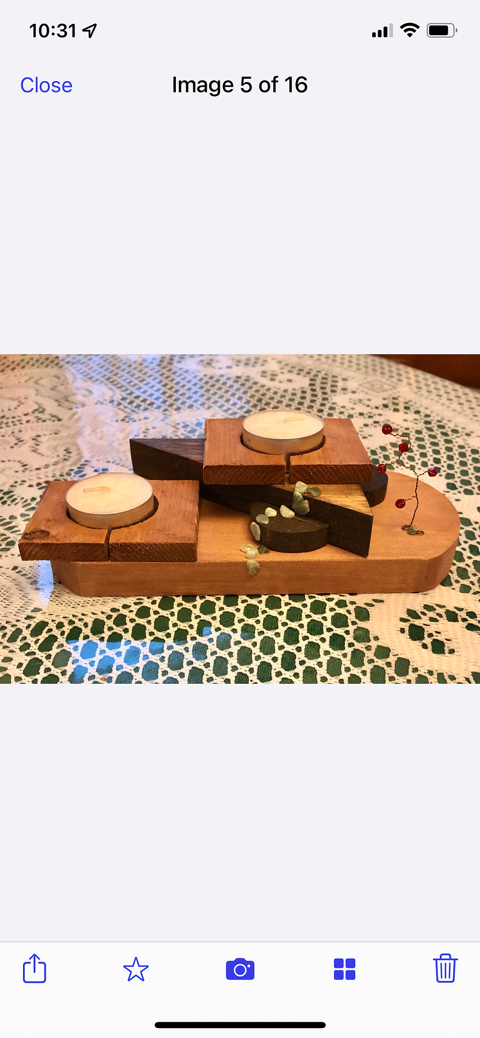 Votive/Small Pillar Candle Holder