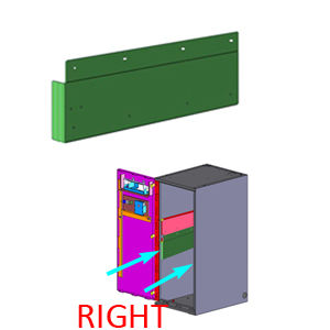 Genmega SCDU E UPGRADE BRACKET RIGHT exact manufacturer product image