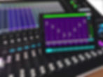 iPad sat on Cadac Consoles' CM-J50 running Cadac Consoles' CM-Monitor app