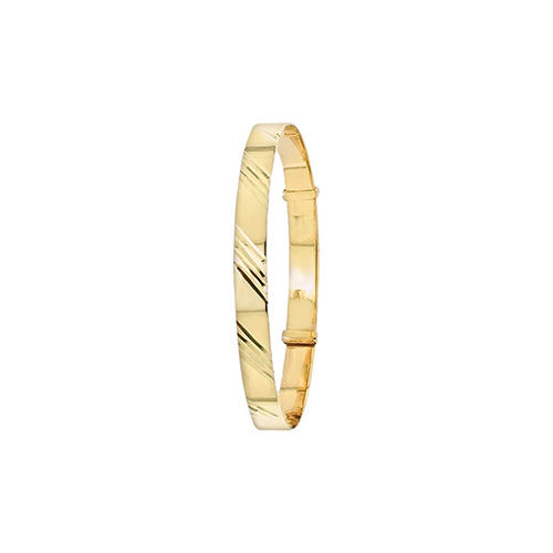 9 Ct Yel Gold Babies Exp 4 Mm Bangle