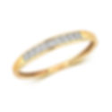 9k gold diamond half eternity ring