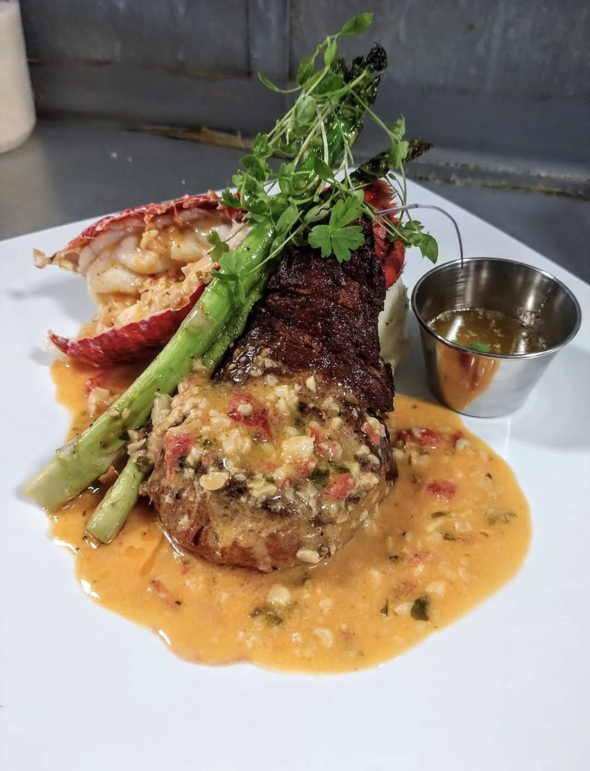 Arranged Food and Objects