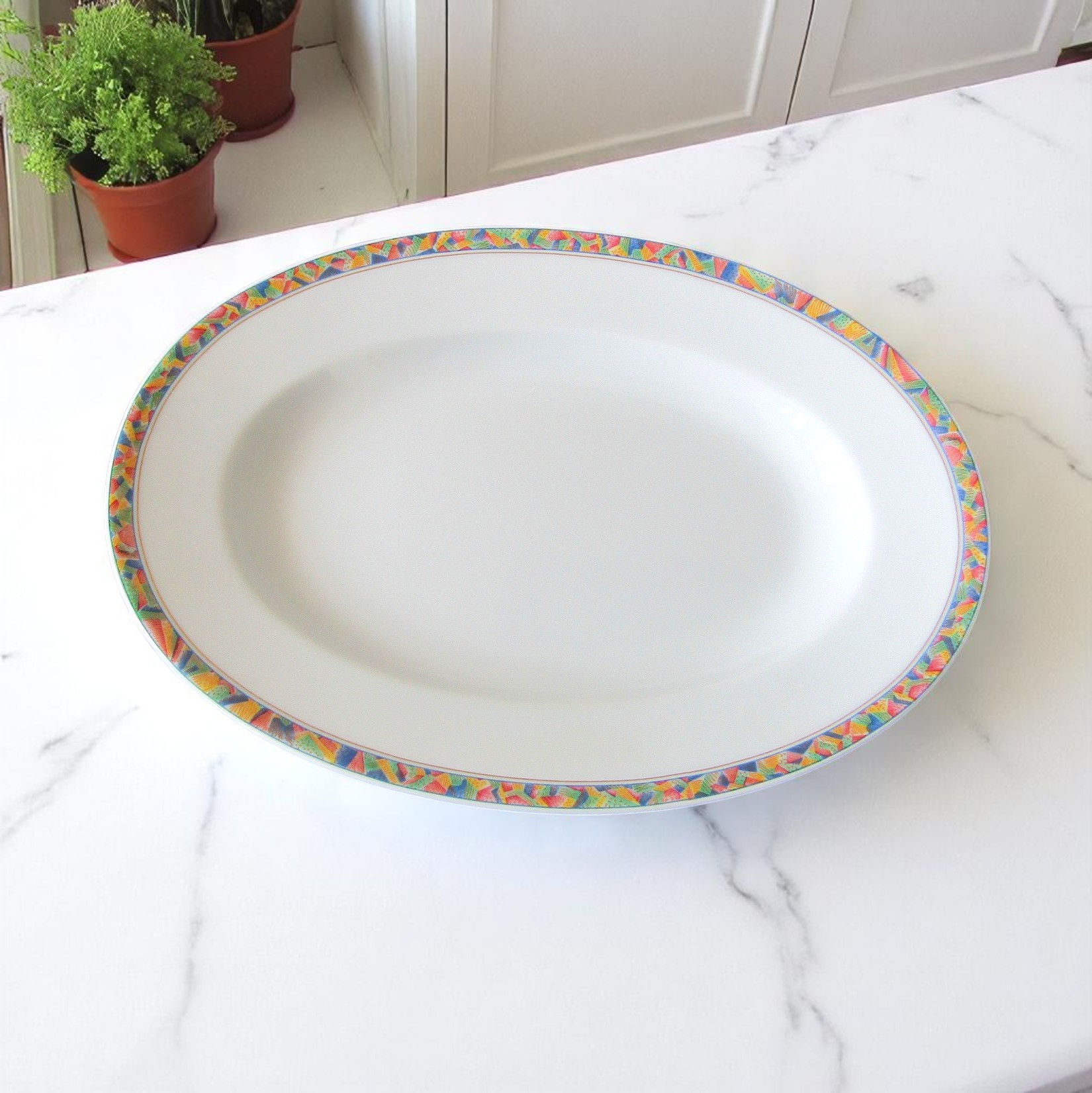 Limoges Haviland. Ravier en porcelaine modèle Rêve de peintre