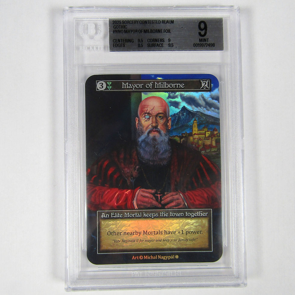 Sorcery: Contested Realm TCG – Mayor of Milborne – Gothic – Michal Nagypál