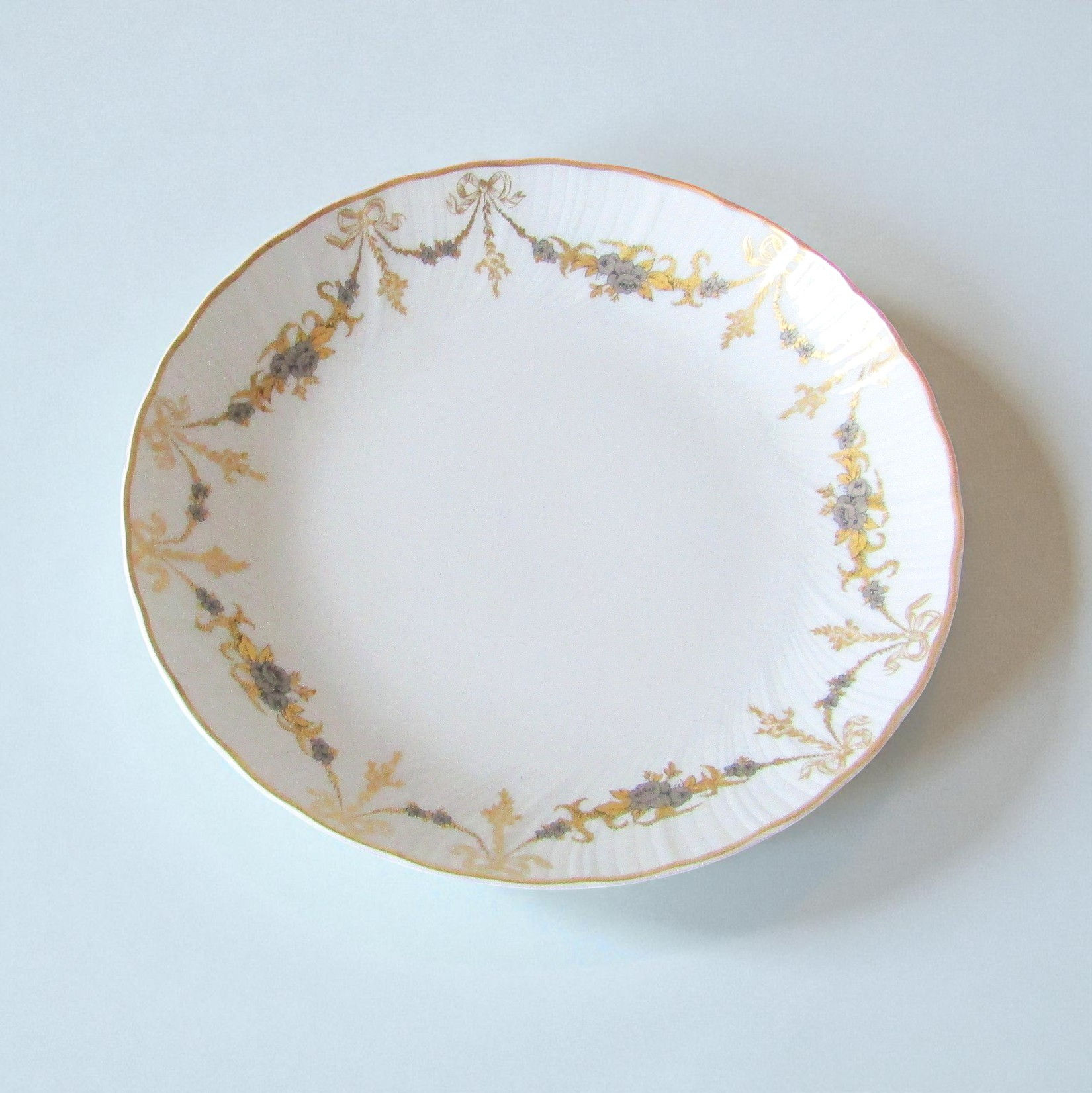 Assiette creuse en porcelaine – Modèle Marie-Thérèse – Limoges Bernardaud