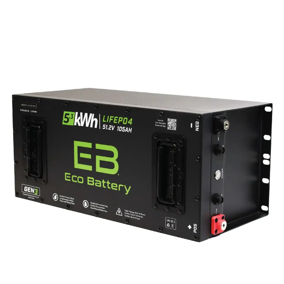 51V 105Ah Skinny LiFePO4 Gen3 Battery