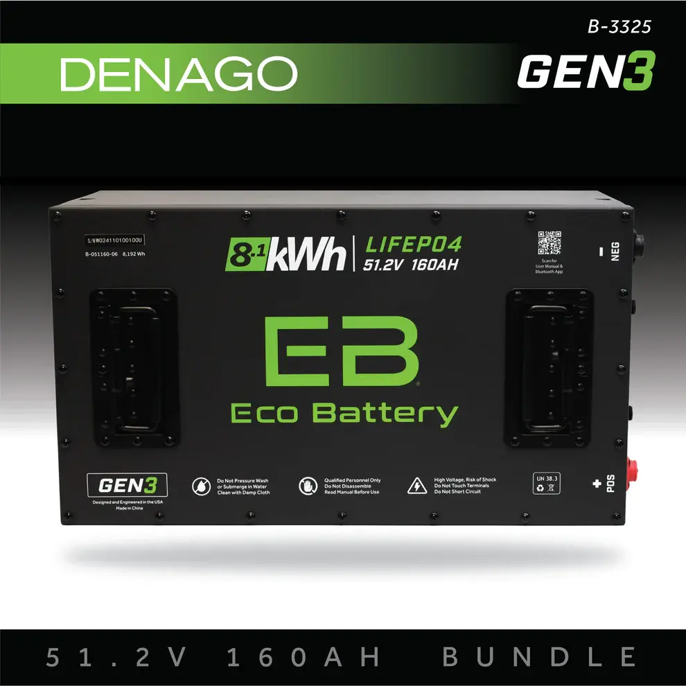 51V 160AH Battery Bundle / DENAGO